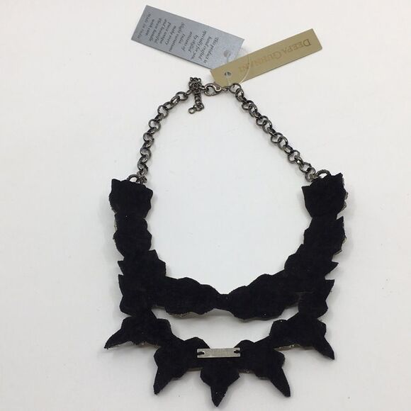 Deepa Gurnani Rhinestone Crystal Beaded Necklace New With Tags Empress of Aria - Picture 8 of 16